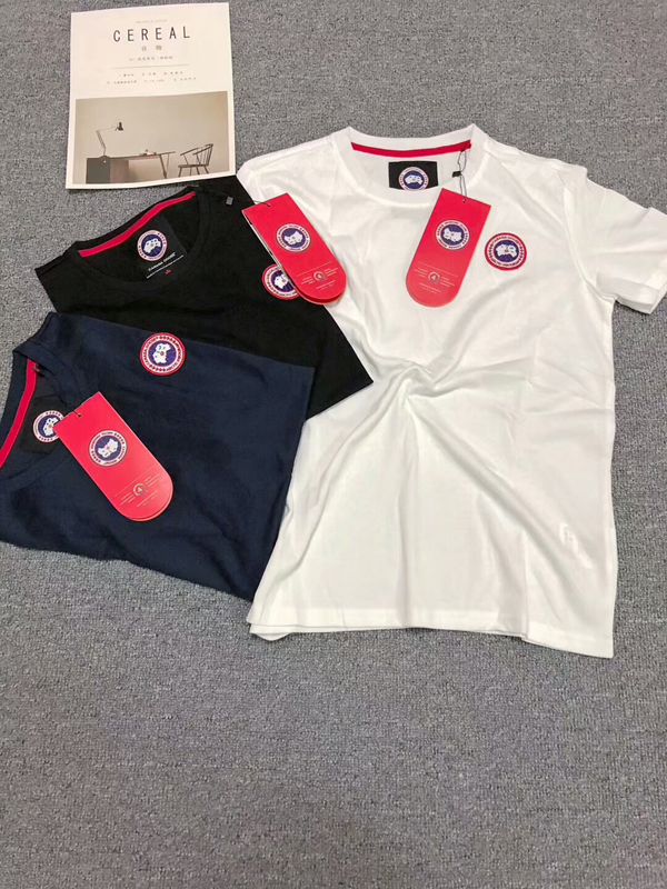 カナダグース Tシャツスーパーコピー CANADA GOOSE 春夏ポロシャツ【黑】